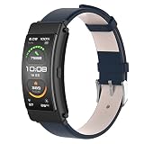 KUTEWEU Correas Compatible con Huawei B7 Smartband Correa, Pu Cuero Liberación Rápida Pulsera Watchband de Sport Bandas de Repuesto para Mi Redmi Band 2...