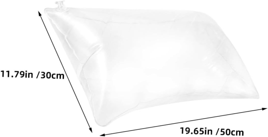 2pcs Inflatable Travel Pillow Insert Ergonomic for Camping Car and Hiking Lightweight Portable Design for Neck and Lumbar Support