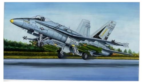 Kit Maquette F/A-18A Hornet Hobbyboss 1/48 pour modélisme d'aviation