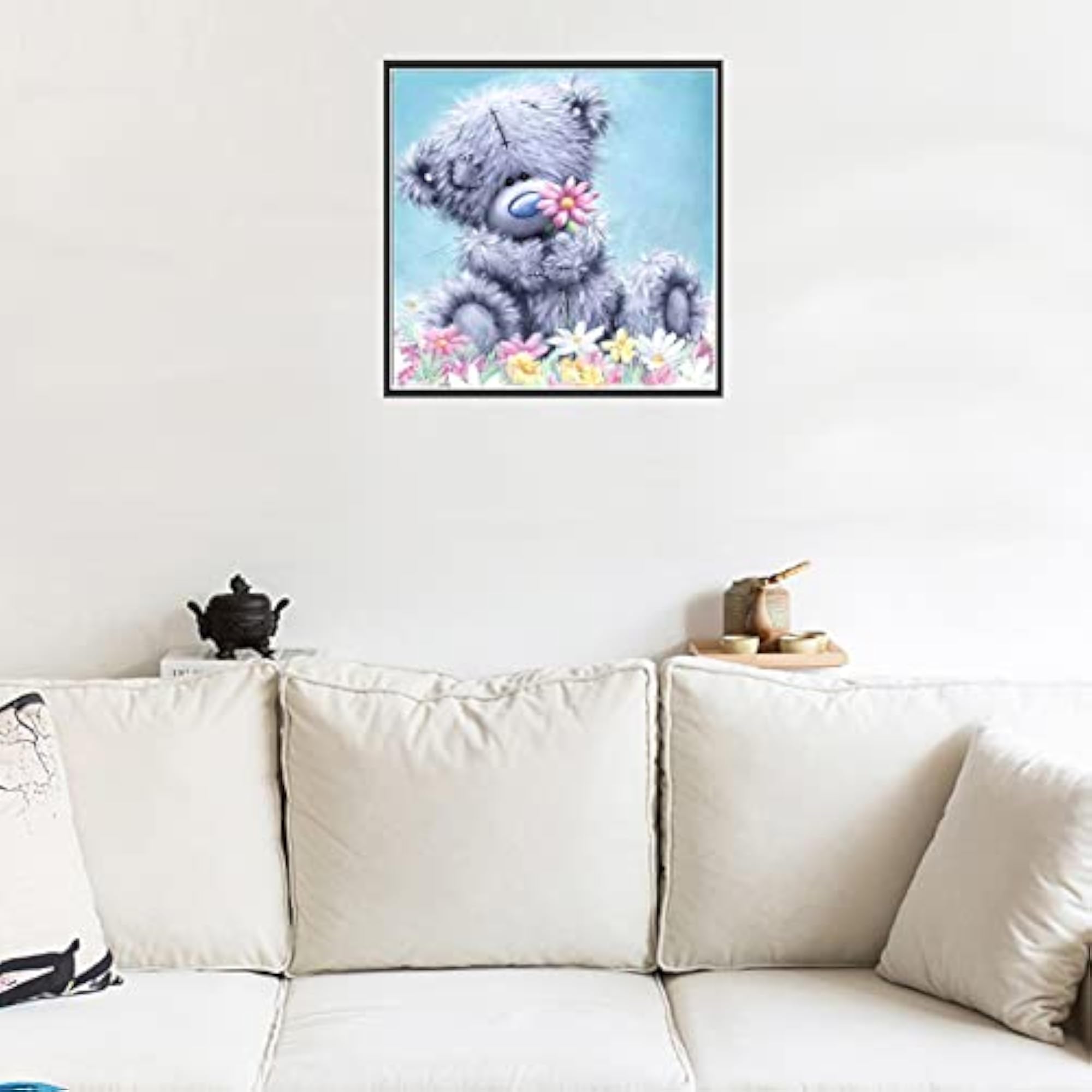 DIY 5D Bear Pattern Resin Mosaic Embroidery Kit
