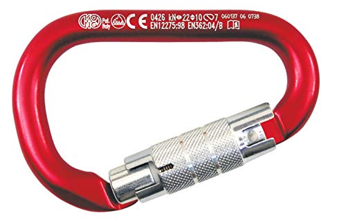 Desconocido H.m.s. Napik Osqueton Aluminium Twist Lock-eloxiert karabiner, Mehrfarbig (Mehrfarbig), Einheitsgröße