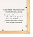 CountryArtHouse 30x21 Frame Brown Mahogany Picture Frame - Solid Wood Frame Kit Includes UV Acrylic Plexiglass, Acid Free Foam Backing Board and Hanging Hardware