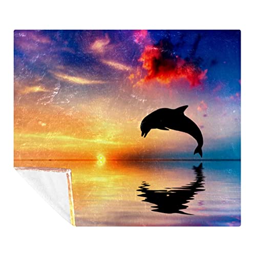 Couverture en microfibre supérieure dauphin, finition douce luxe - 2