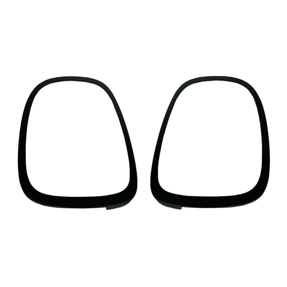 Riloer Coperture Fanali Posteriori, Coppia Di Fanale Posteriore Posteriore Surround Trim Compatibile con BMW Compatibile con Mini Cooper F55 F56 2014-2022, Sostituzione Della Luce Posteriore