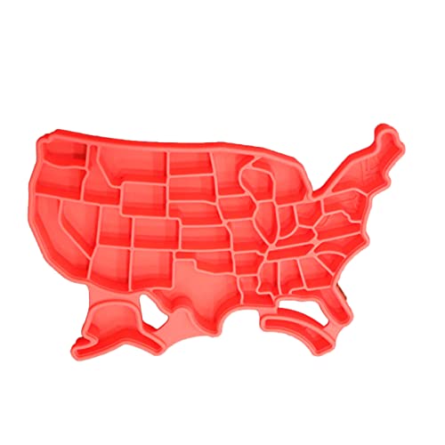 Mapa de América Gel de de hielo fundición epoxi de silicona para fundición de resina decoración del Moldes Silicona Resina Epoxi