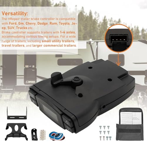 HRepair Trailer Brake Controller, Compatible with Tekonsha P3 Brake Controller, for Silverado Sierra Ram Tacoma F150 Pickup Truck Electric Brake Controller, 90195
