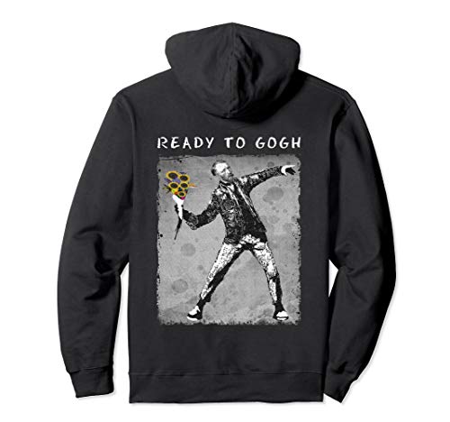 Ready To Gogh - Van Gogh Lustiges Meme Distressed Grafik Pullover Hoodie Cover