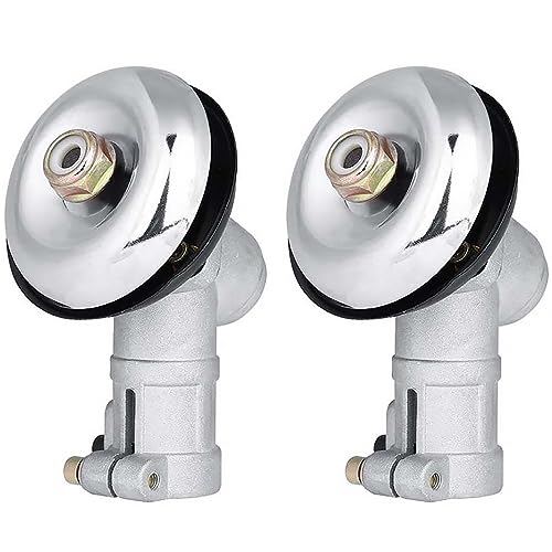 SEIWEI 2 testine per decespugliatore, 9 denti, ingranaggio da 26 mm, ricambio universale per decespugliatore a testa tonda per tosaerba