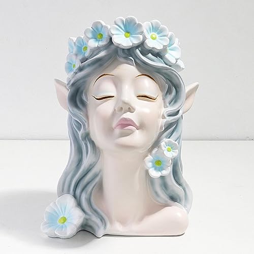 vaso para plantas,Plantadores cabeça para plantas interior | Vasos rosto para plantas, plantcabeça v