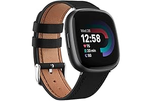 Premium Leather Fitbit Versa 4 Bands – Perfect Fit for Women
