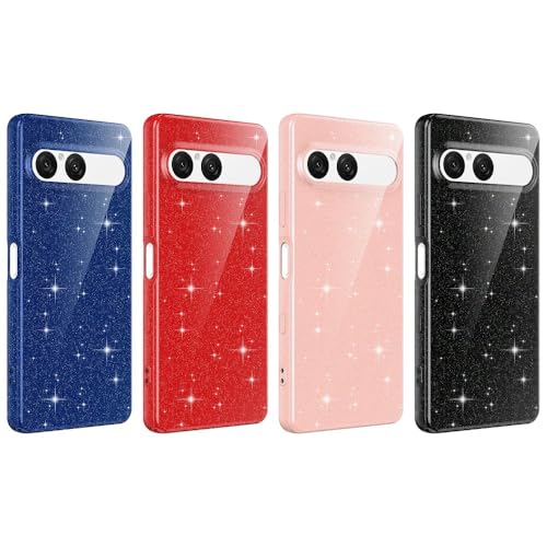 Coque Xperia 1 VI antichoc silicone magnétique à paillettes protection rouge