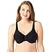 Wacoal womens Basic Beauty Full Figure Underwire bras, Black, 36DDD US