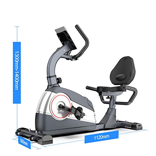 Image of Recumbent Exercise Bike Bicycle,Indoor Cycling Bike Adjustable Seat & Resistance,Stationary Bikes w /Phone Holder,for Home /Office Cardio Workout