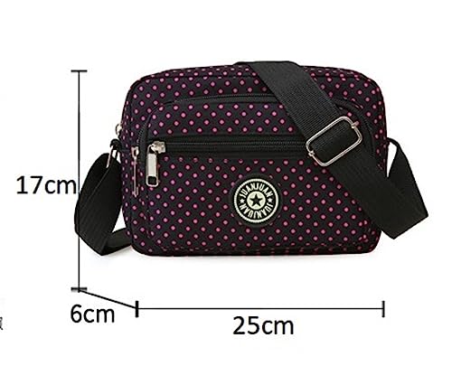 Image of MOMISY Women Mobile Messenger cellphone Bag Ladies Nylon Shoulder Cross Body Long Strap for College, Outing, Travelling, Work