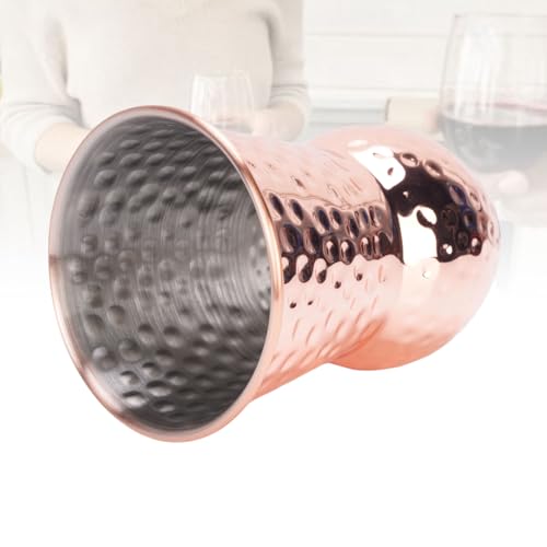 Taza Martillada Elegante Oro Rosa Taza de Acero Inoxidable de 400 Ml con Acabado de Lujo 7