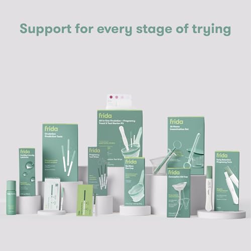 Image of Frida Fertility Pregnancy Test Strips, Over 99% Accurate HCG Test Strips, Ultra Sensitive Early Detection, Easy at Home Pregnancy Test Strips for Family Planning, Quick Results | 25 Test Strips