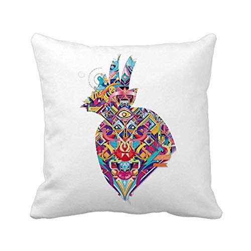 Coussin carré Pineapple broderie diamant strass motif géométrique moderne - 2