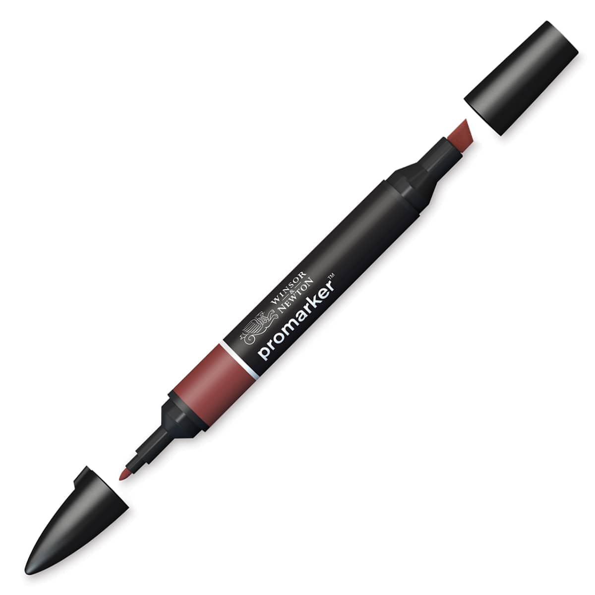 Winsor & Newton 0203631 ProMarker Professional Layout Marker - 2 Tips, Fine & Wide for Drawings, Design & Layouts - Burnt Mahogany