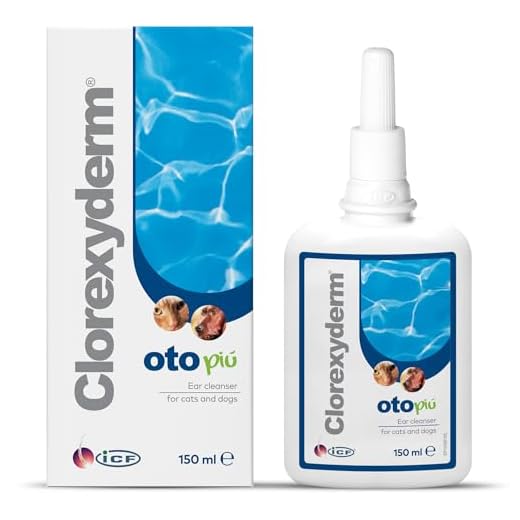 Clorexyderm Oto Piu Öronrengöringsmedel för Hundar och Katter, 150 ml