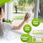 4-Pack Window Cleaning Cloths for Streak-Free Glass - Image 4