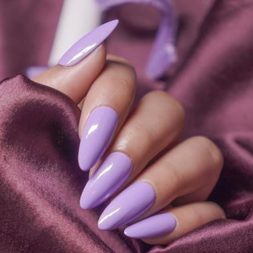 Image of Nails & More Iris Nail Polish, Argan Oil-Infused Gel Shine, Soft Purple Nail Color, Elegant & Chic | 10ml