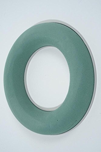 Nass Steckschaum Kranz 30cm für Frischblumen Floristen Steckschwamm...