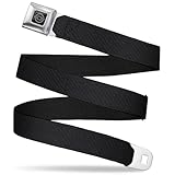 Buckle-Down Men's Seatbelt Belt, Multicolor, 1.5