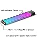 IT’S A Skin Decal Vinyl Wrap for Pax JUUL Vape with USB Charger Sticker Sleeve, Ombre Hombre Color Fade