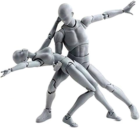 Starall Action Man Figure Model 2.0 Body Kun Doll PVC Body-Chan Male Female Action Figure DX Set with Toy Gestures Cellphone Kit for Drawing Sketching Painting