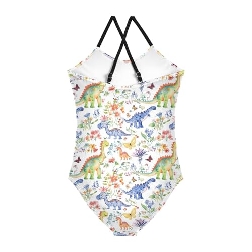 KLL Girls 1-Piecing Swimsuits Beach Swimwear Girls Bathing Suits2