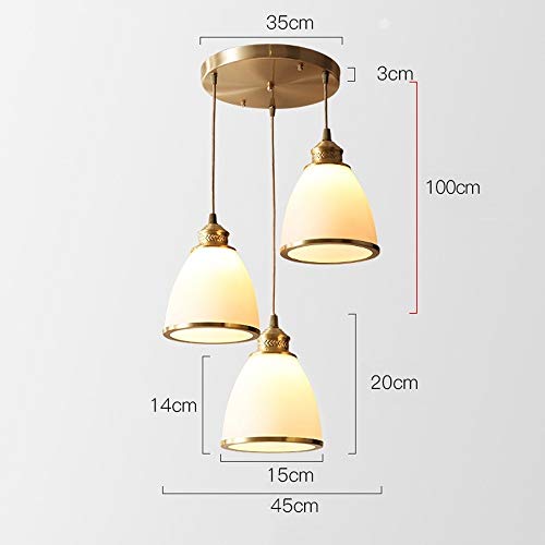 Dispositif d'éclairage créatif suspension verre suspendue E27 au design rétro