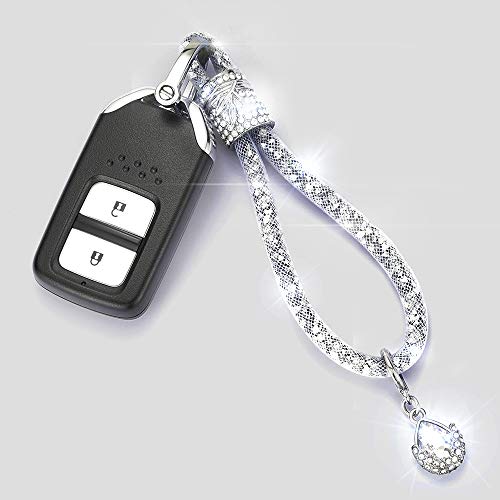 Leke Car Key Chain For Women Crystal Car Key Ring For Cadillac Bmw Vw Jeep Lexus Mercedes Audi Nissan Ect,Pink #TOP4