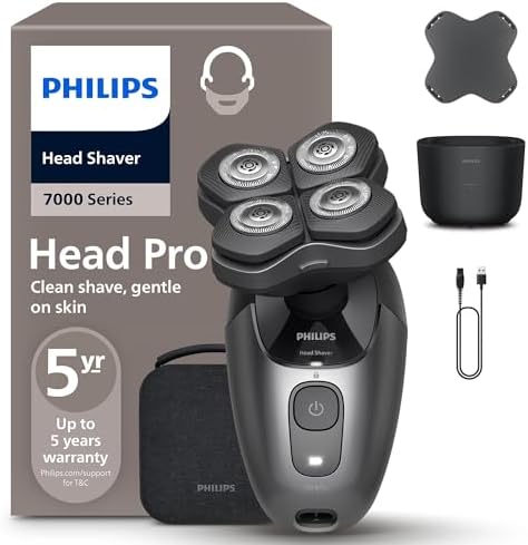 Philips Head Shaver Pro 7000 Series - Skull Shaver for Men and Wo...