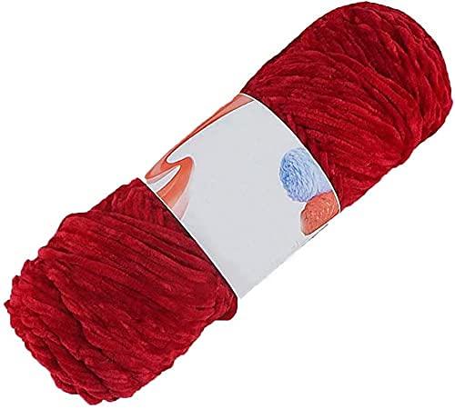 Amazon.co.jp: L500gDIYふわふわシェニールベルベットヤーンディープ