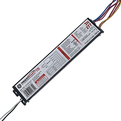 Replacement for General Electric GE-332-277PS-N-T, 29634, Program Start Ballast (2 Pack)