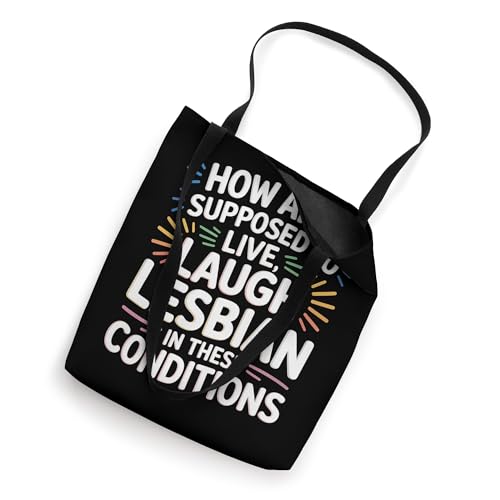 Bolsa Tote Can't Live Laugh Lesbian 16 pulgadas miniatura 2