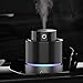 Vyaime Car Diffuser Car Humidifier, USB Essential Oil Diffusers 7 Colors LED Lights 200mL Big Capacity Aromatherapy Diffuser(Black-Grey)