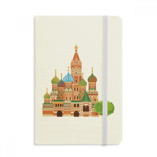 Carnet Russie de type A5 en couverture rigide tissu avec des finitions premium durables