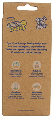 Scrub Daddy Dye Free Sponge Daddy 3 Count, 3 Ct #TOP1