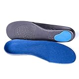Premium Orthotic Insoles – Arch Support, Heel and Foot Pain Relief, Plantar Fasciitis Inserts (M,...