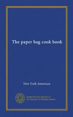 Il libro di cucina del sacchetto di carta