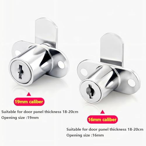 Qrity 1 Piece Cabinet Locks Letterbox Lock, with Different Keys - Image 4