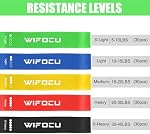 150 Pack Resistance Bands Set Bulk for Gym Members Sports Class Student Gift 5 Pieces Each with Storage and Carry Bag Grade Elastic Bands