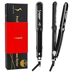 1 Inch Black Steam Straightener Flat Iron