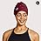SOUL CAP - Large Swimming Cap for Long Hair - Designed for Long Hair, Dreadlocks, Weaves, Hair Extensions, Braids, Curls & Afros - Women & Men - Silicone (Burgundy, Large)