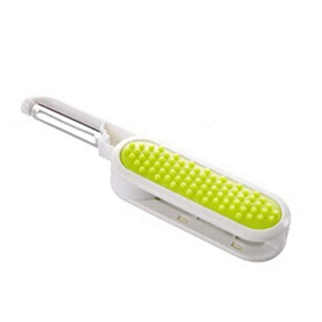 JFDBGU 3 in 1 Vegetable Peeler Fruit Grater Vegetable Washer Multifunctional Vegetable and Fruit Cleaning Tool