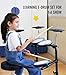 HAMPBACK MK-0 Electric Drum Set with 7'' Quiet Mesh Drum Pads, 8'' Full Rubber Cymbals, 12 Kits and 68 Authentic Sounds, USB MIDI, Throne, Sticks, Headphone, 2 Switch Pedals for Beginners & Kids