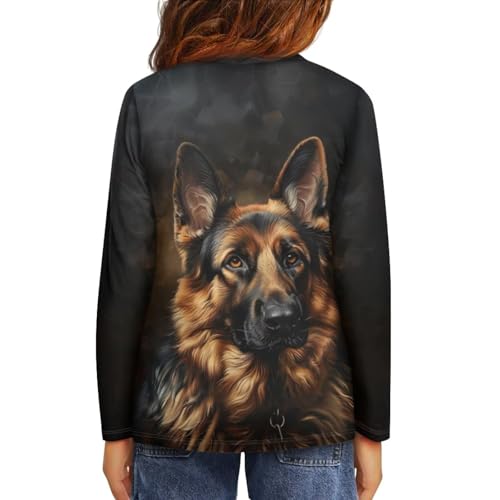 Image of Uourmeti Long Sleeve Tops for Boys Graphic T Shirts Teen Girls Active Pullover Tees