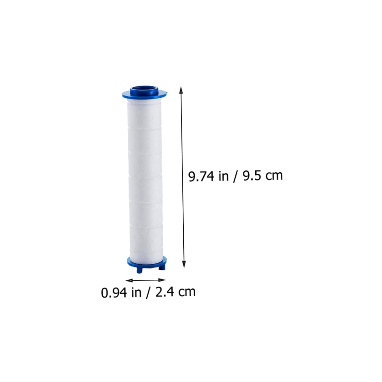 6Pcs Shower Head Filter Replacement Easy to Install Filter Water Purifier for Improved Clarity and Skin Care Compatible with Standard Showerheads