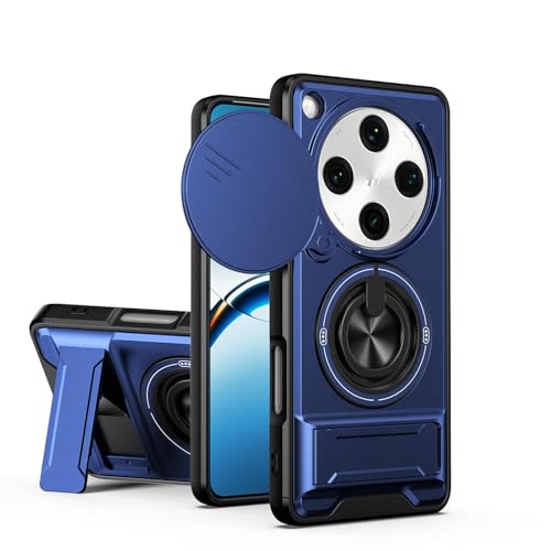 �Ή��@�� Oppo Find X8 Pro 5G �g�уP�[�X,�f���A���X�^���h�A�����Y�ی�X���C�h�J�o�[�A�}�O�l�b�g���ی�P�[�X Blue